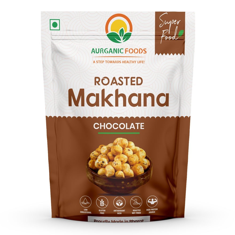 Chocolate Roasted Makhana, Packaging Size: 80gm