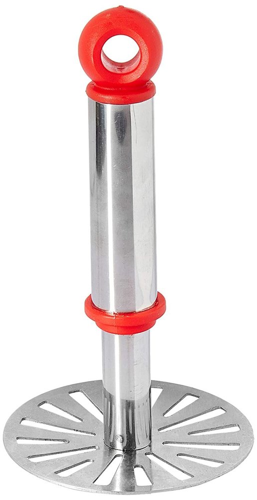 Stainless Steel Potato Pav Bhaji Masher, Round img