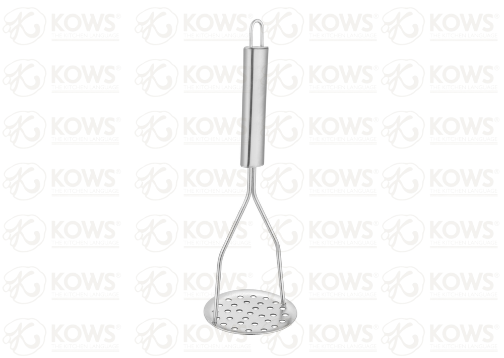 Silver Stainless Steel KOWS 2 WIRE POTATO MASHER, Size: 25CM