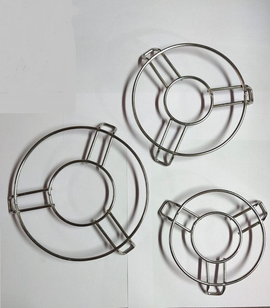 STAINLESS STEEL TRIVET 4 MM, For Table Stand, 1 / 2/ 3