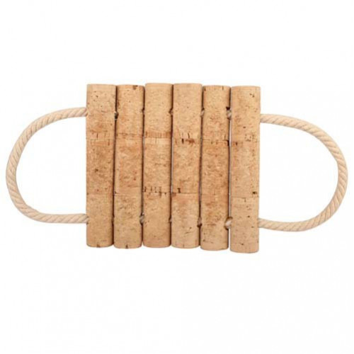 Brown Cork Stopper Trivets, For Home, Shape: Square