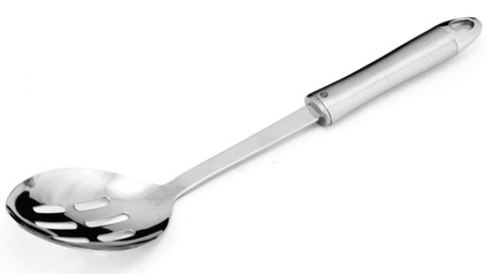 Stainless Steel Silver Slotted Spoon, For Home img