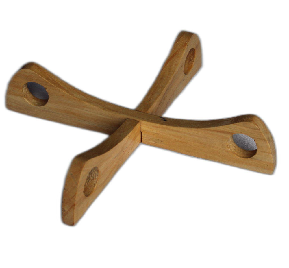 Wooden Hot Pad Trivet, 25cm X 5cm X 1.3cm