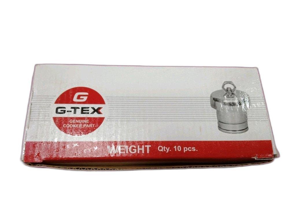 Silver Stainless Steel G Tex Pressure Cooker Whistle Pack of 10