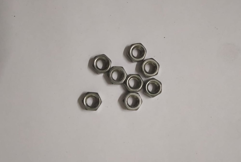 Silver SS Pressure Cooker Hex Nut, Size: 1/2inch