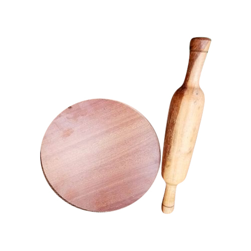 Brown Wooden Plain Chakla Belan, For Roti Making