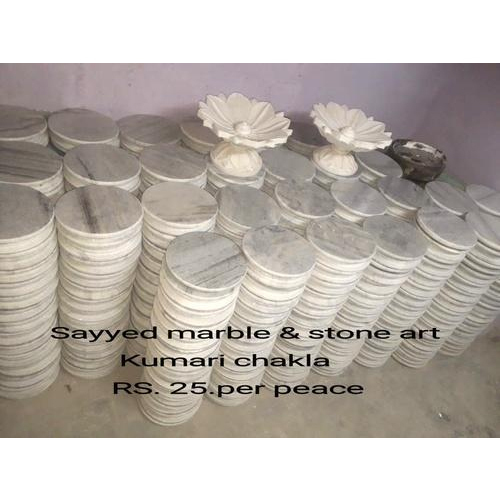 White Kumari Marble Chakla