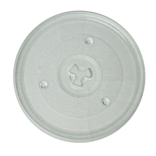 Transparent Microwave Glass Turntable Plate, For Restaurant, Size: 9.5 cm