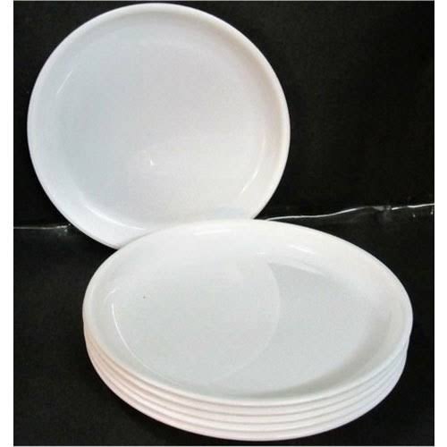 Round Microwave Safe Plastic Quarter Plate For Hotel