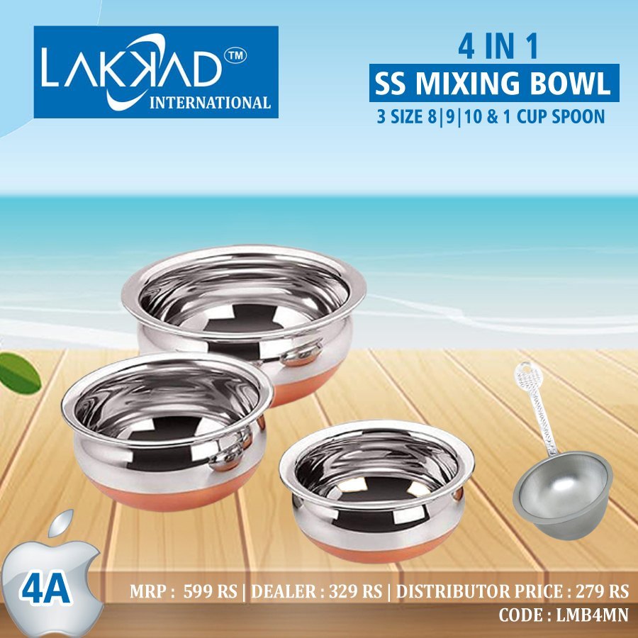 Stainless Steel Mixing Bowl Set img