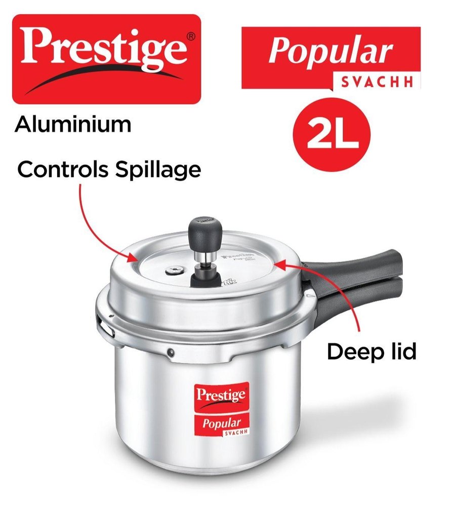 Aluminium Prestige 2Lt Cooker, Capacity: 2 Litres