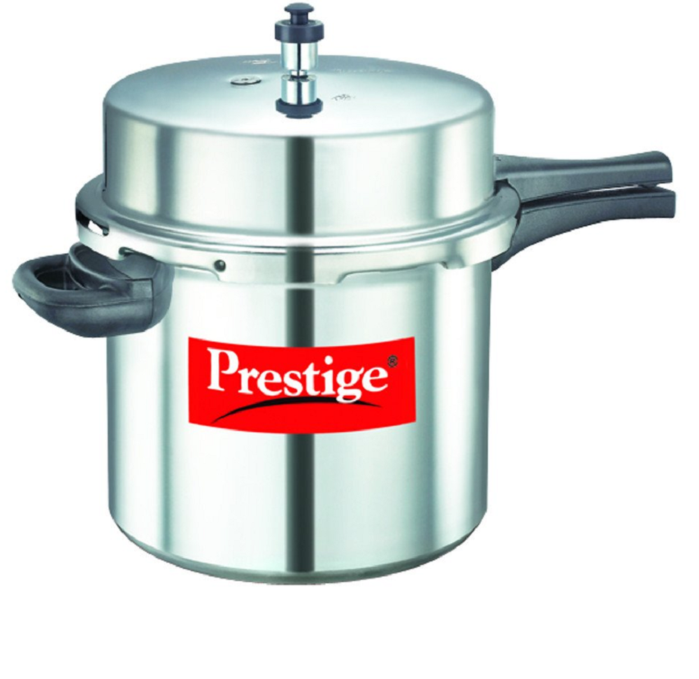 Aluminium Outer Lid Prestige Pressure Cooker, Capacity: 12 Lt