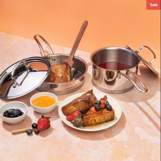 Stainless Steel Cookware From Top Brands Like Vinod, Prestige, And More...