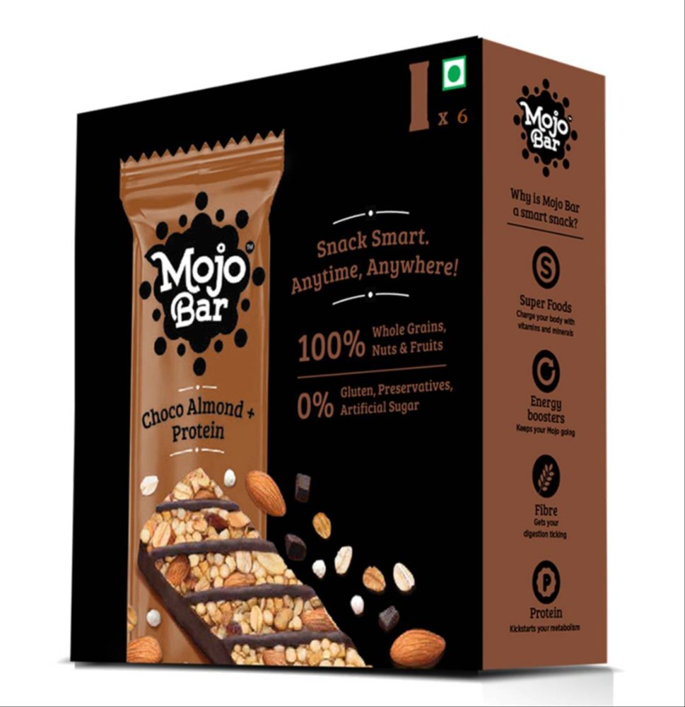 MojoBar -Choco Almond Protein (6 Pack) Snack Bar, 192g img