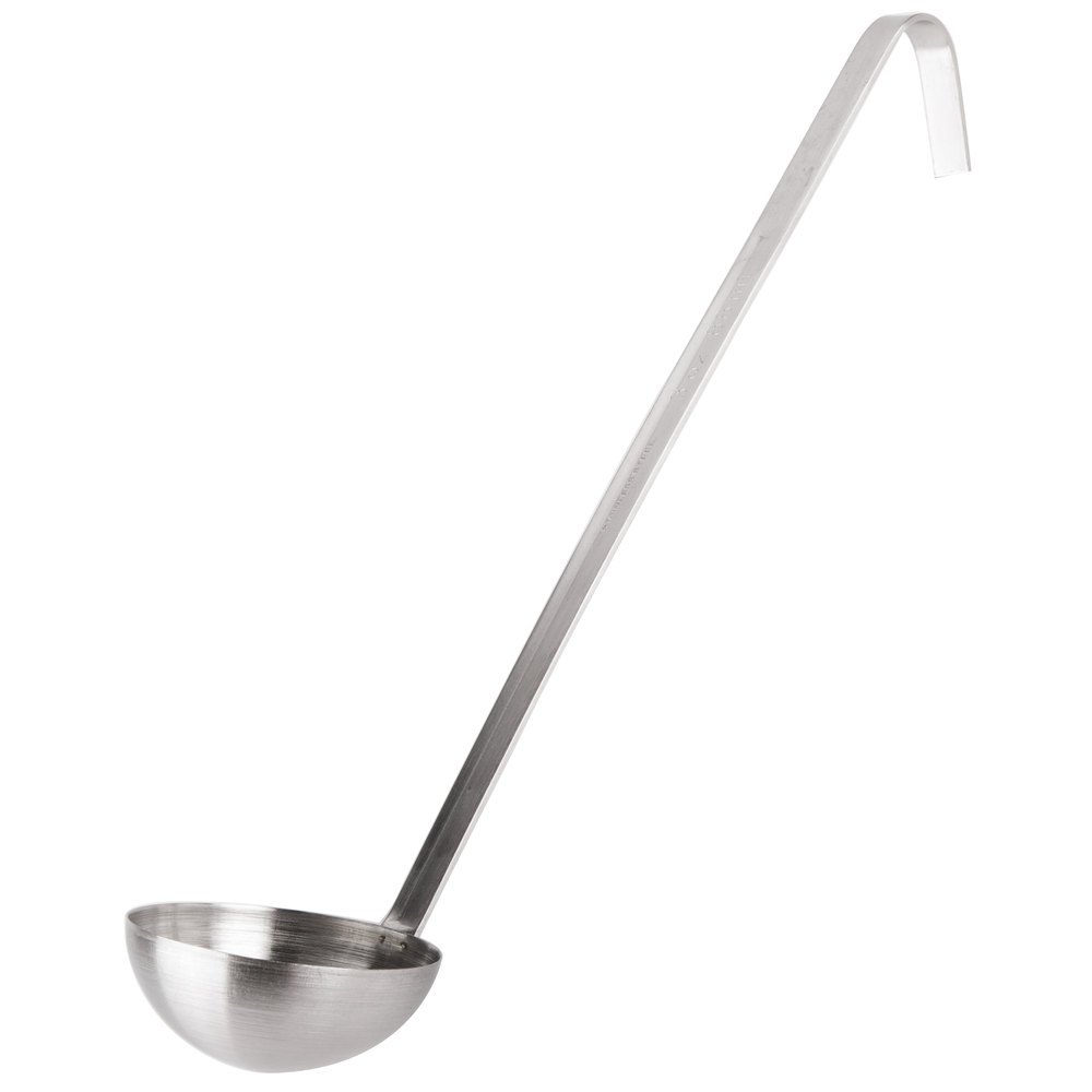 Stainless Steel Ladle With Tube Handle, Material Grade: 200 Series