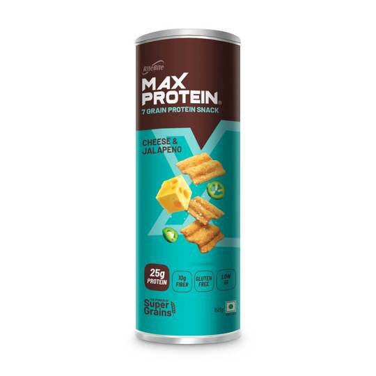 RiteBite Max Protein Snacks Cheese & Jalapeno (150g)