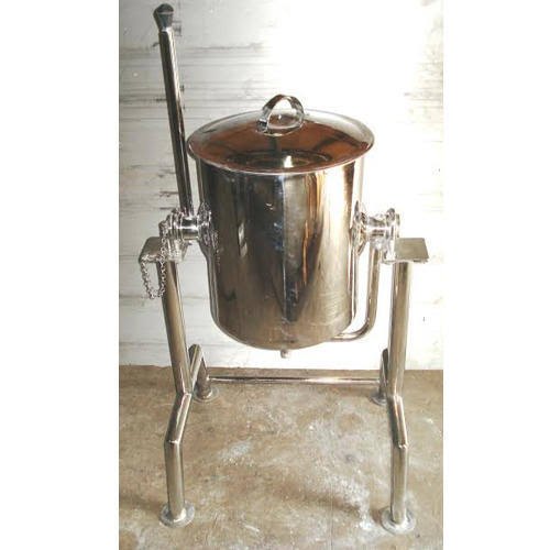 Silver Gas Commercial Hotel Rice Cookers Stainless Steel, For Restaurant, Capacity: 50ltr