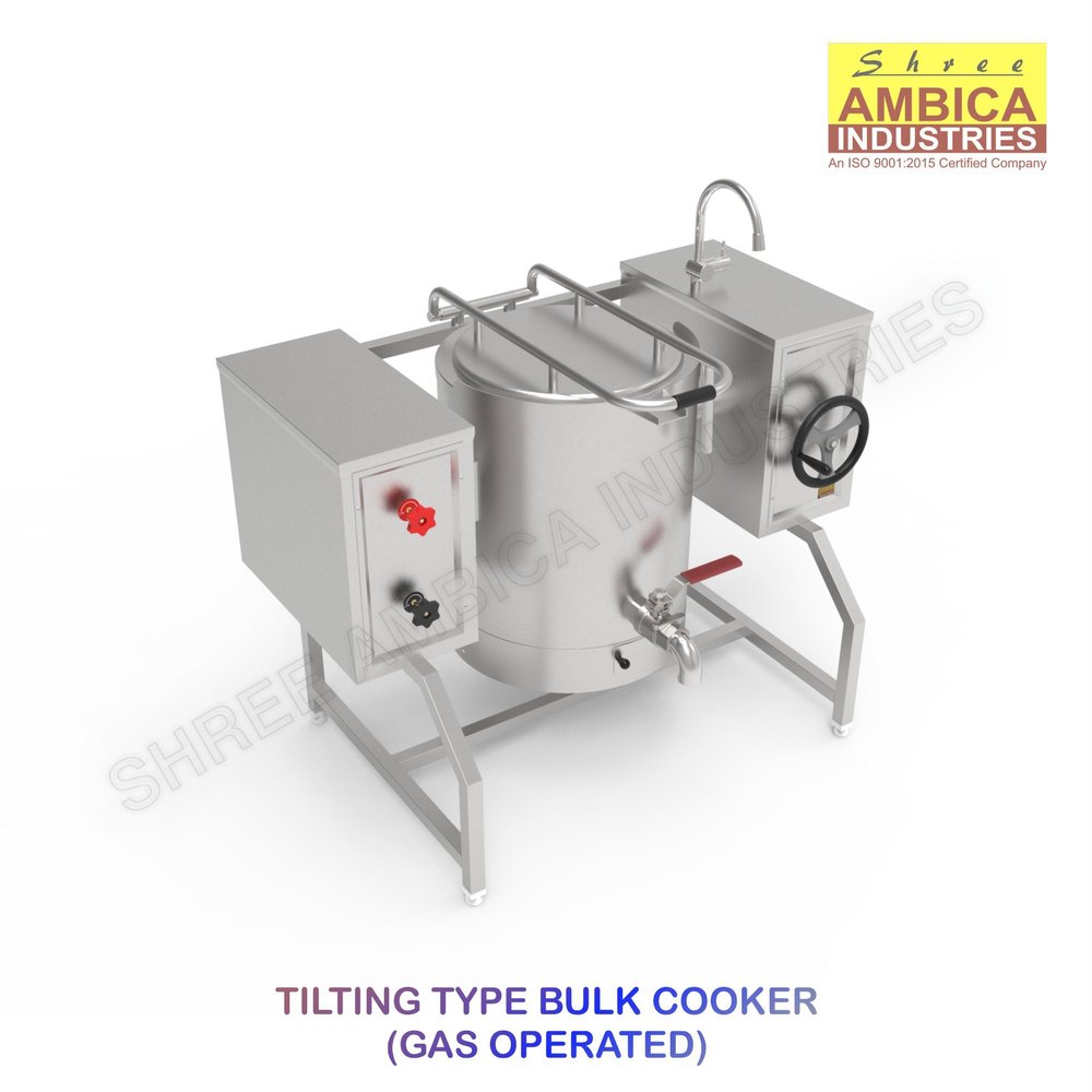 Shree Ambica SS Tilting Type Bulk Cooker