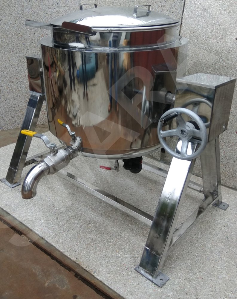 SS Industrial Steam Cooker, For Canteen, Industrial