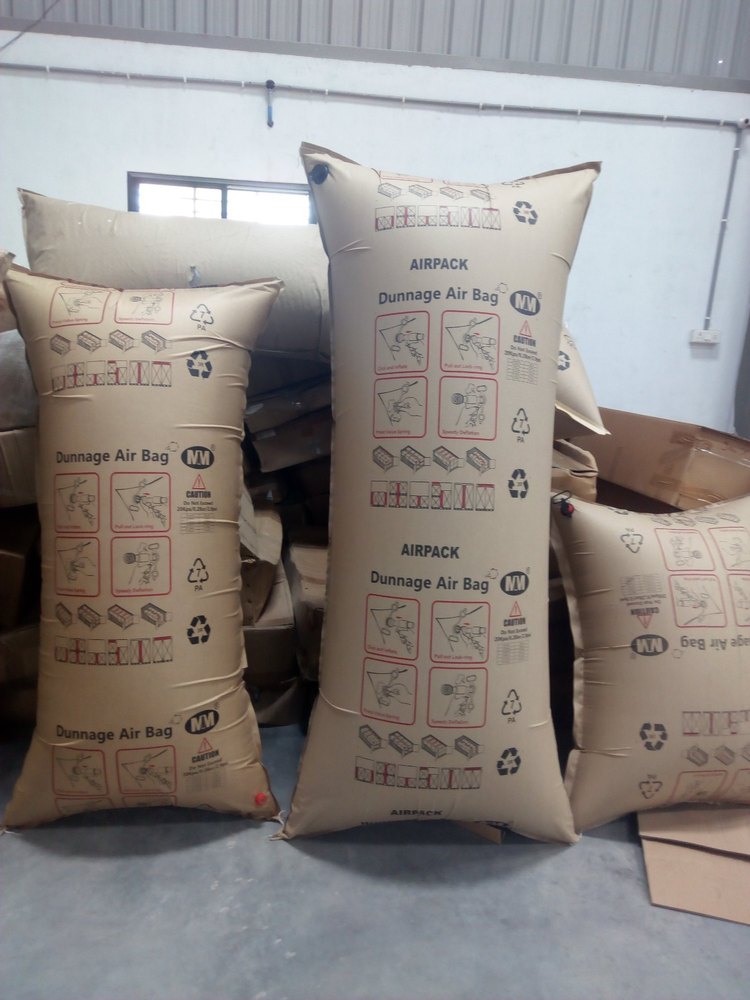 Airpack Brown Paper Dunnage Bag, For Transport Loading Securing, Capacity: Up To 5 Ton