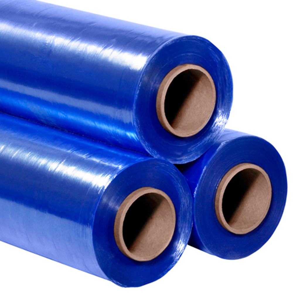 Blue Anti Corrosion VCI Stretch Wrap Film, Packaging Type: Roll