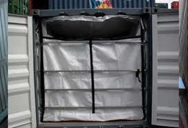 Polypropylene White OR Coloured Container Liner Bags, For Industrial, Storage Capacity: 20FT-40FT