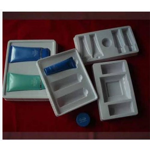 Rectangular Gray Plastic Cosmetic Tray, Size: 10 X 15 Mm