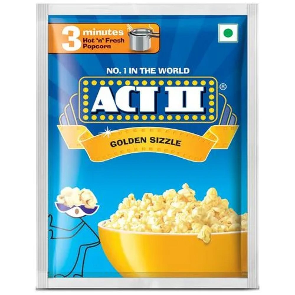 ACT II Instant Golden Sizzle Popcorn Pouch img