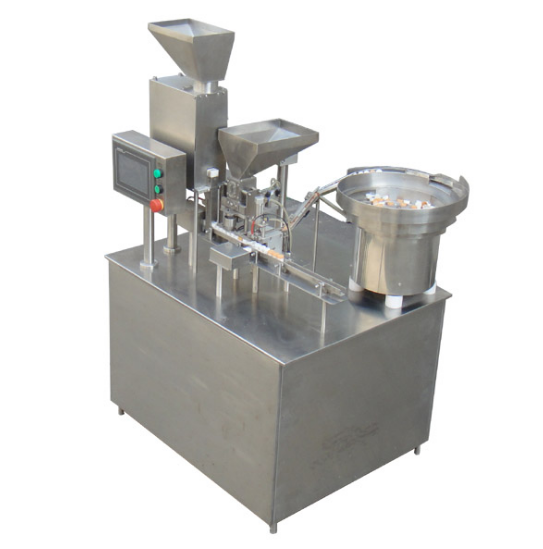 Matt Plastic Desiccant Canister Packaging Machine, For Pharmaceutical