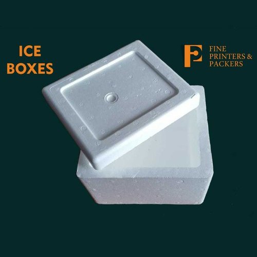 Normal EPS White Thermocol Ice Box, Thickness: 20 - 30 mm