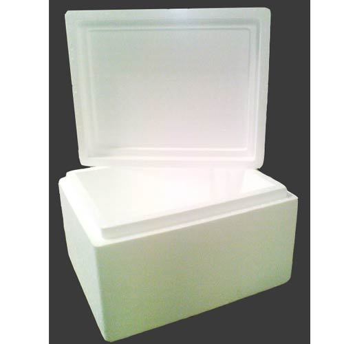 White Thermocol Ice Box, Thickness 5-10 mm Capacity 20 Kg