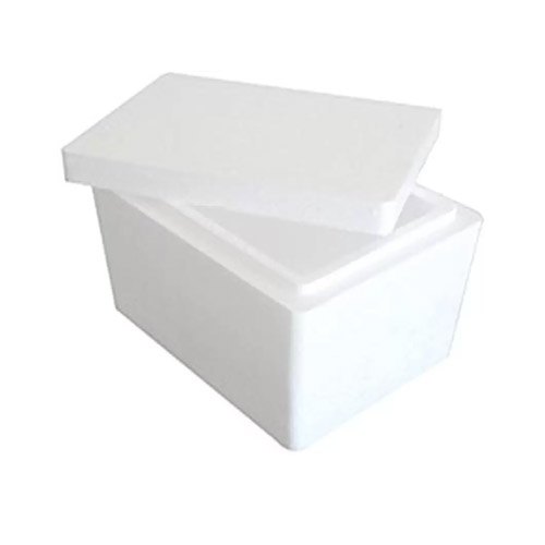 White Thermocol Ice Box, Thickness: 40 mm Density 20 kg/cubic-meter