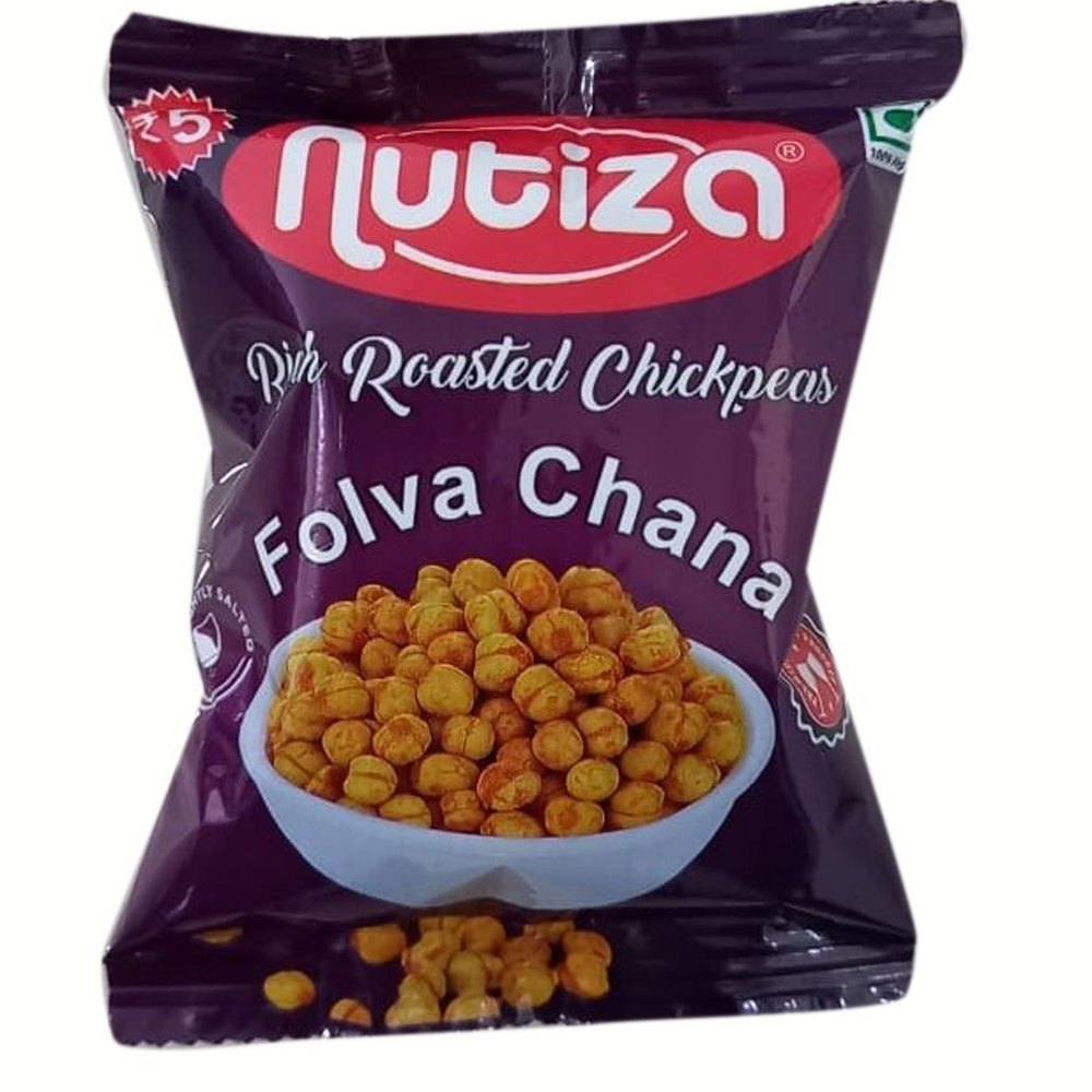 Salty Nutiza Rich Roasted Folva Chana, Packaging Size: 200g, Packaging Type: Packet img