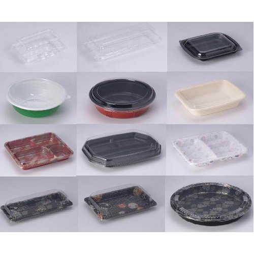 White And Black PVC Food Blister Plastic Tray Thickness 0.5 - 2 mm