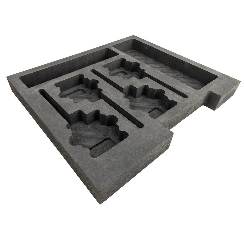 Shreeraj Packaging Black EPE Die Cut Foam Box Insert, For Industrial Packaging, Thickness: 30 mm