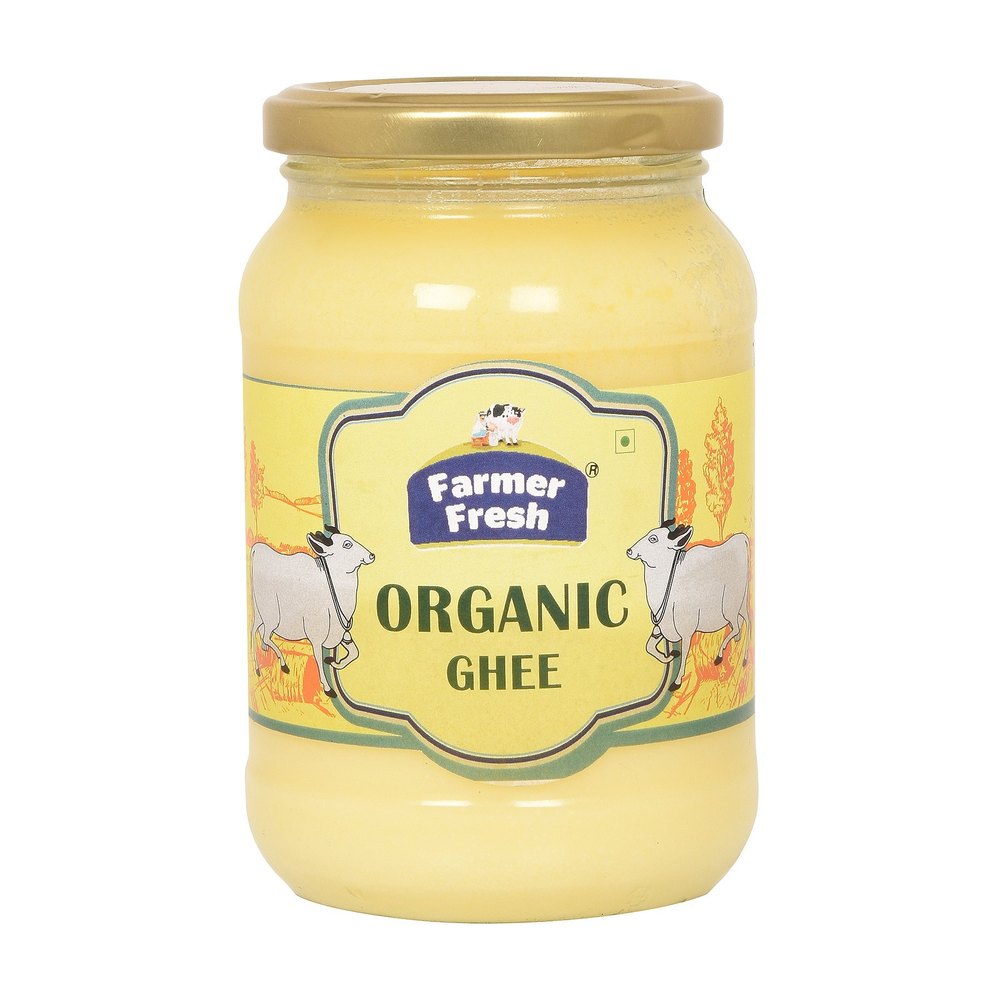 Farmer Fresh Organic Ghee, Glass Jar