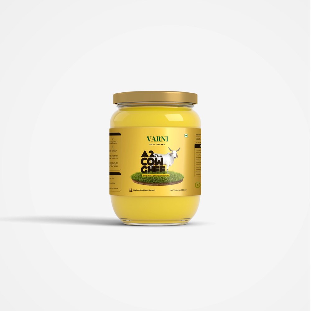 Varni A2 Desi Cow Ghee 500ml Bottle