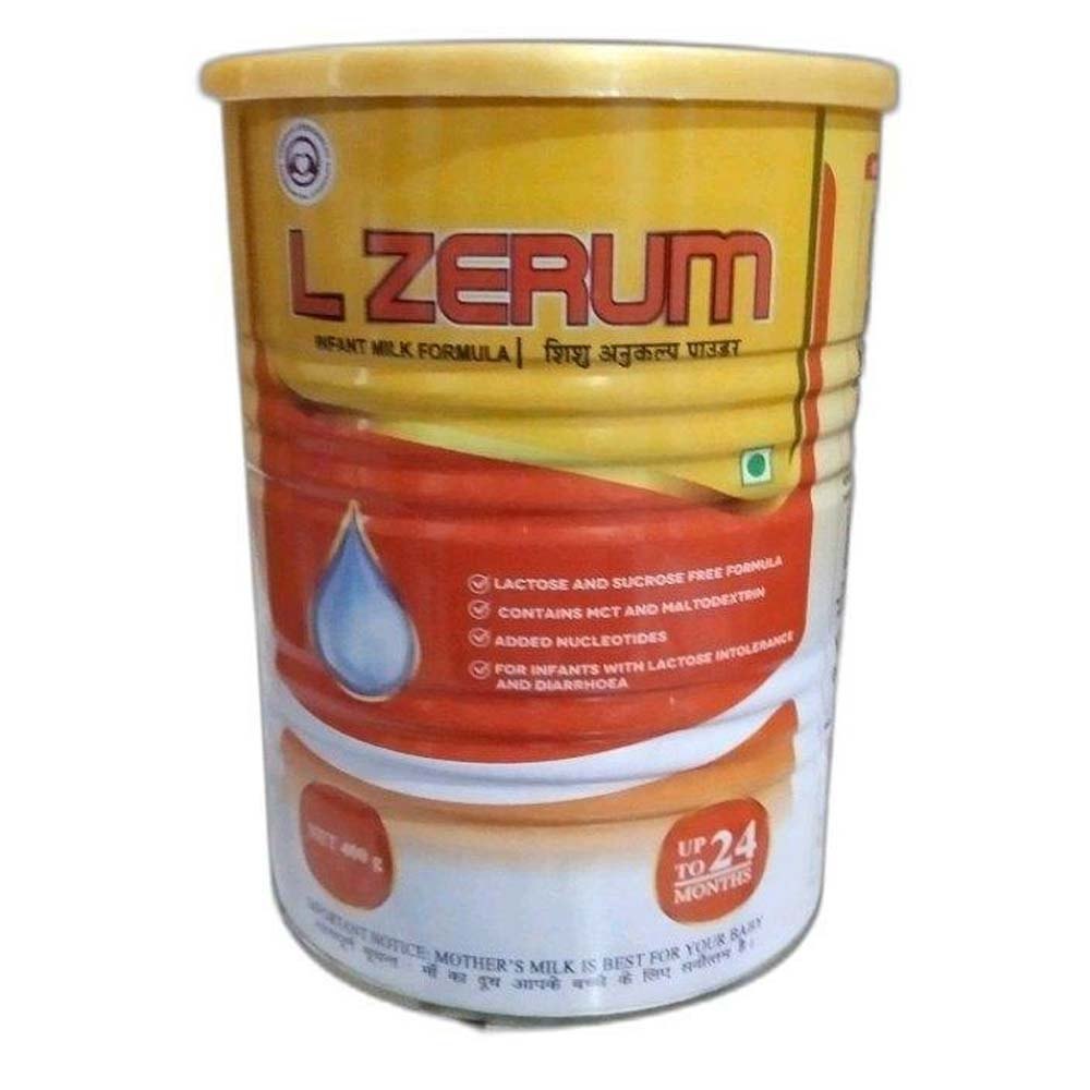 Spray Dried Lzerum Baby Milk Powder 400 gm, Age Group: 6 Months, Packaging Type: Tin