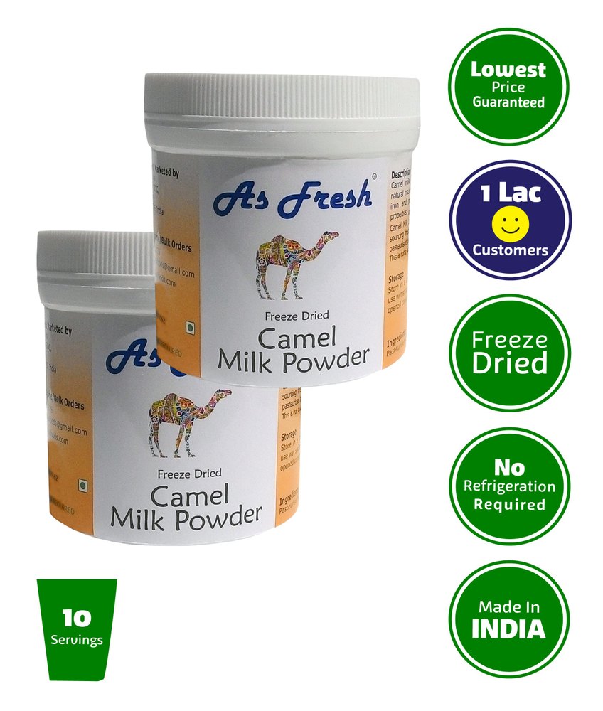 As Fresh Freeze Dried Camel Milk Powder Bottles, For Home Purpose, Packaging Type: Box