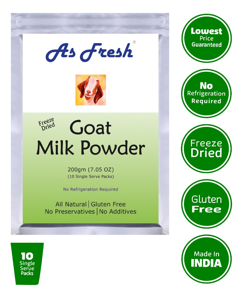 1 Year India Goat Milk Powder 200 G, For Office Pantry, Packaging Type: Pouch