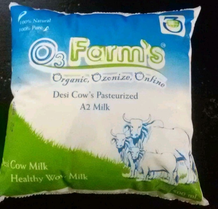 Pure Gir Cow Milk, Packaging Type: Packet