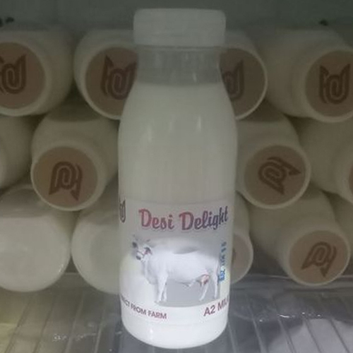 Full Cream Desi Delight A2 Milk, Packaging Type: Bottle img