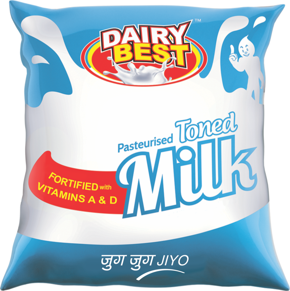 Dairy Best Toned Milk, Poly