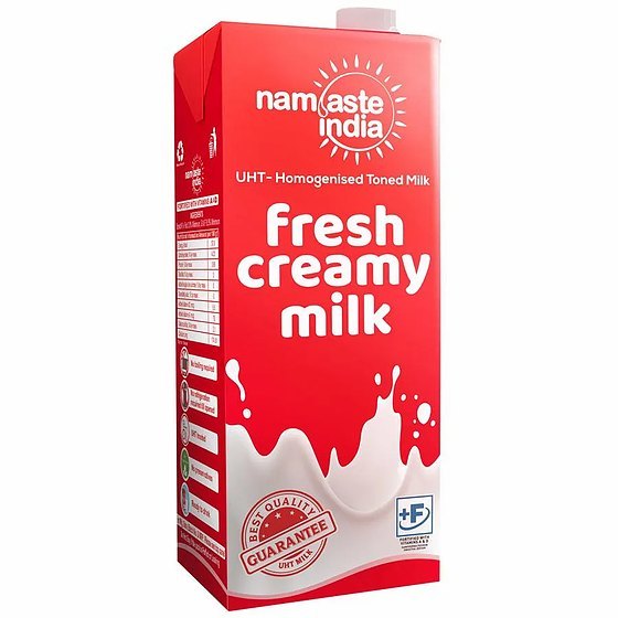 Namaste India UTH-Homogenised Toned Milk, Tetra