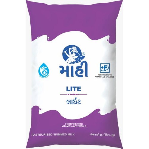 Maahi Lite Pasteurized Skimmed Milk, Fat: 0.5 %, Quantity Per Pack: 6 Litres