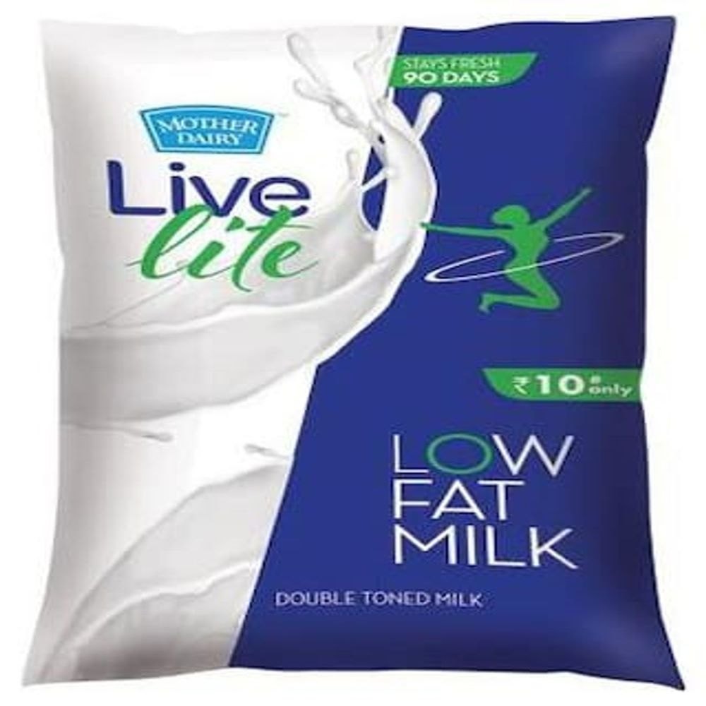Mother Dairy 150 Ml Low Fat Milk, Packet