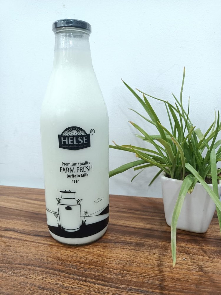 Helse Farm Fresh Buffalo Milk, Bottle