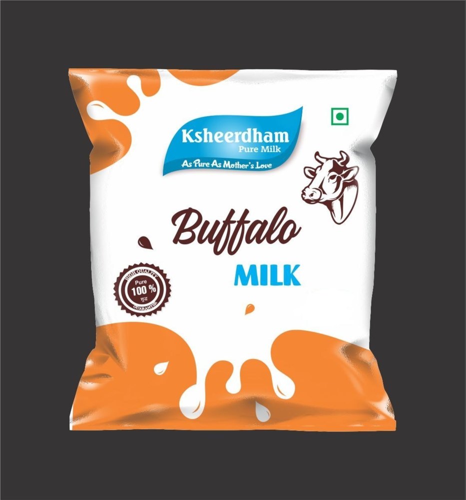 Ksheerdham Buffalo Milk, Recyclable Pouches