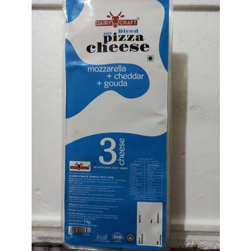 Type: Pouch Dairy Craft Diced Piazza Cheese, Packaging Type: 1 Kg