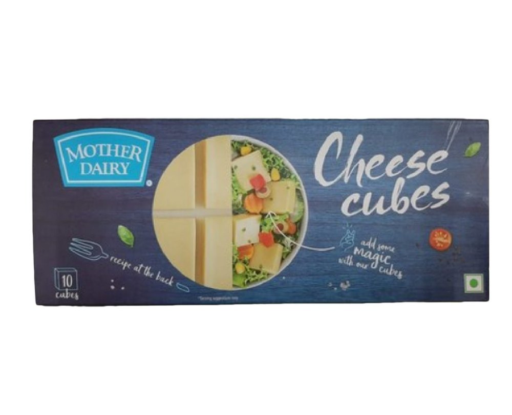 Mother Dairy Cheese Cubes, Packaging Size: 180 G, Packaging Type: Box